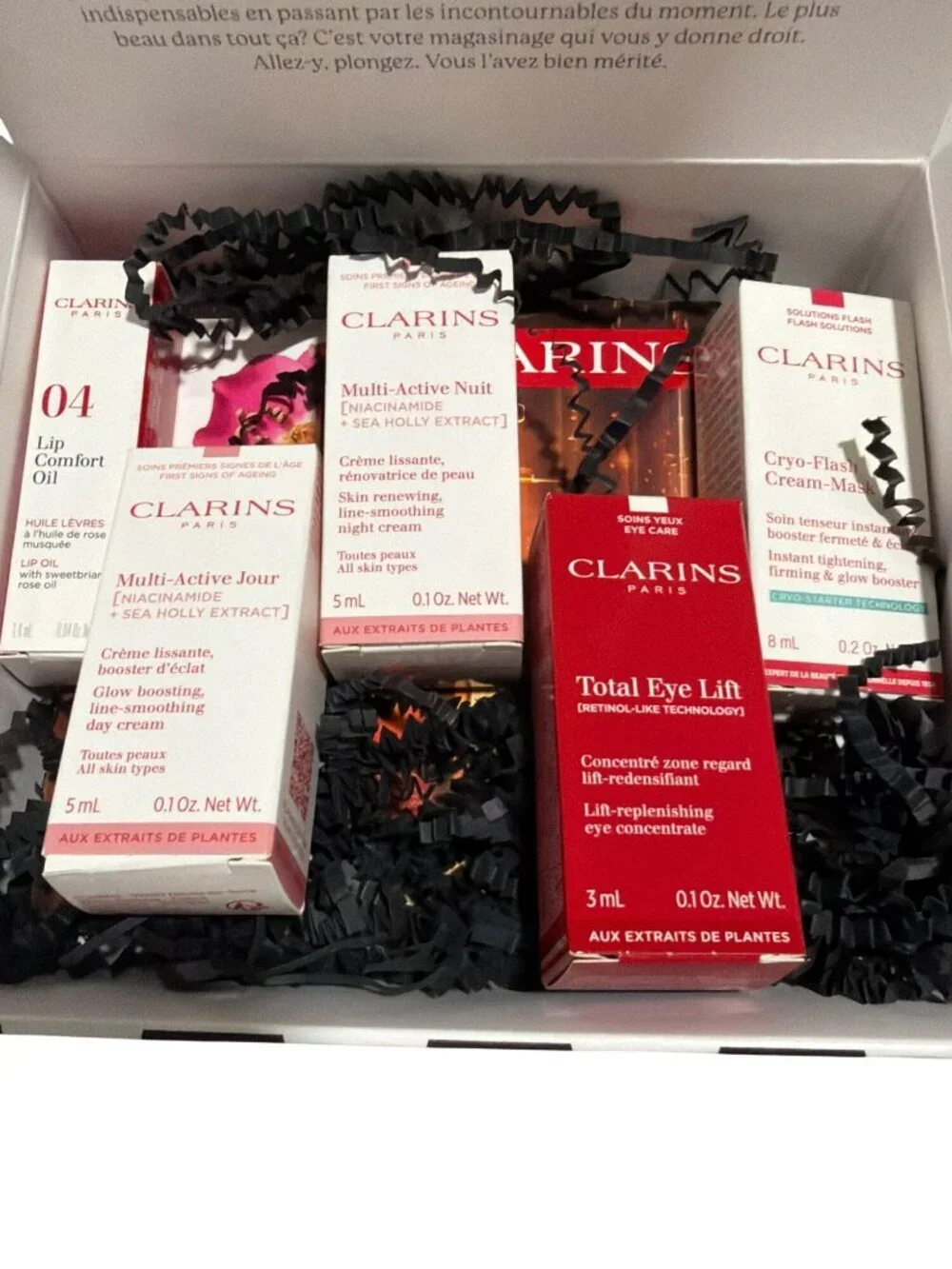 Clarins Lift & Glow Set New and Unopene